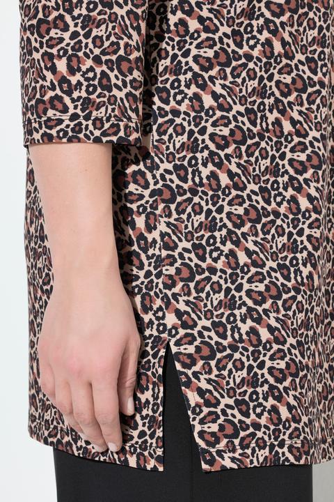 Produktbild Ulla Popken Longshirt, A-Linie, Rundhals, 3/4-Arm (56)