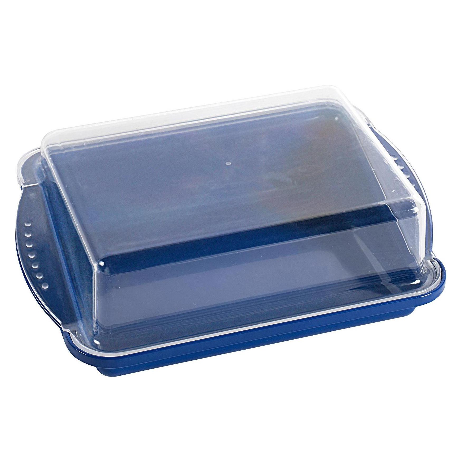Contenitore Per Il Pane In Plastica Per Alimenti - Grigio Trasparente, Ermetico, 30x15x13 Cm