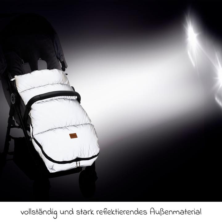 Image du produit Fillikid Fusssäcke für Kinderwagen & Buggys Fleece-Fusssack Kinley Reflect mit reflektierendem