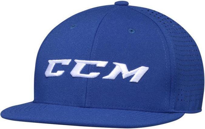CCM Big Logo Flat Brim YTH Snapback (Ena Velikost, Dunkelblau) (One Size)