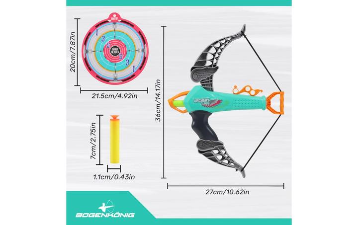 Actual product image Bogenkönig Bogenschiess-Set 23-teilig