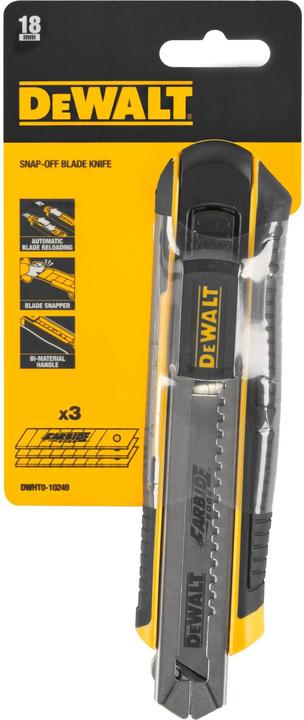 Actual product image DeWalt Magazine cutter with snapoff blade 18mm (Cutters)