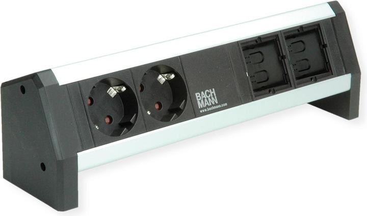 Image du produit Bachmann DESK 2x contact de protection (2x, CEE 7/3)