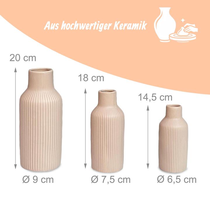 Actual product image Relaxdays Vase set (3x)