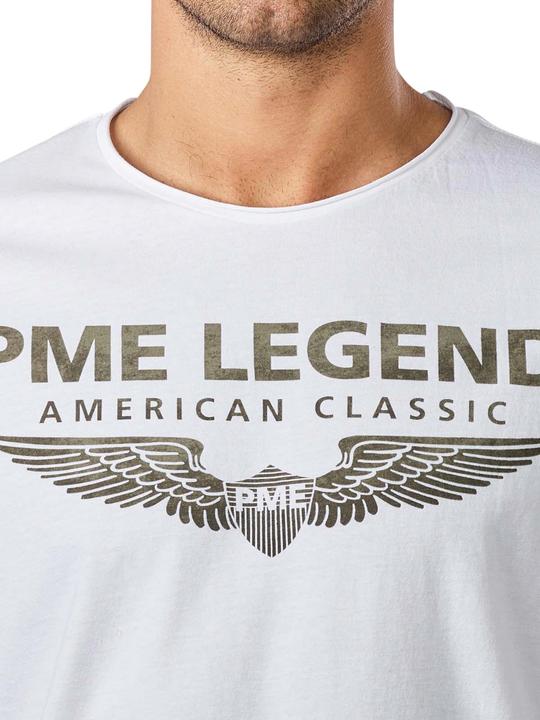 Actual product image Pme Legend T-Shirt Round Neck Printed bright white (S)