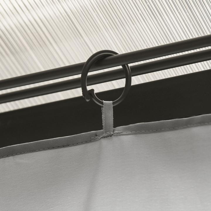 Immagine prodotto Outsunny Seitenwände Polyester Hellgrau (1 cm, 302 cm)