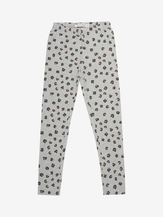 Produktbild Minymo Leggings 2er Set Greymelange Gr. 104 (104)