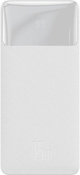 Actual product image Baseus Powerbank Bipow 20000mAh, 15W (white) (20000 mAh, 15 W, 74 Wh)