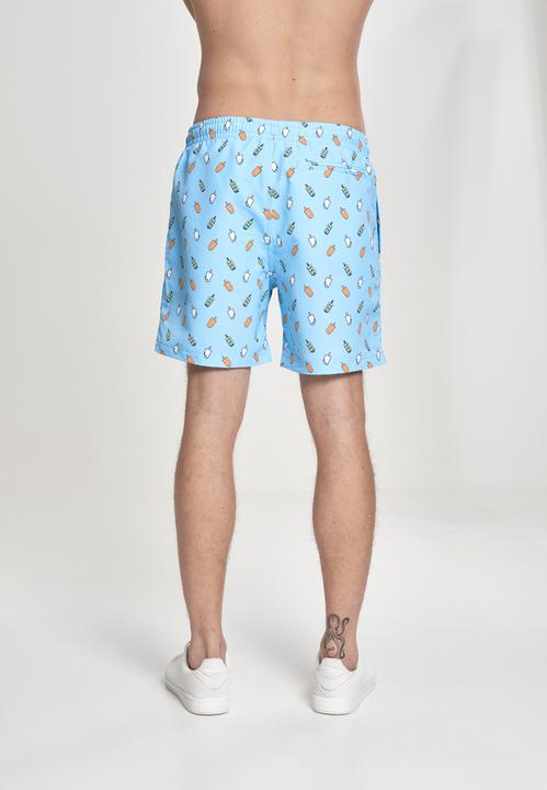 Actual product image Urban Classics Pattern Swim Shorts (XS)