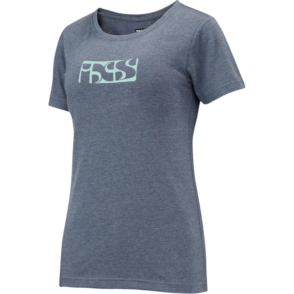 iXS, Damen, Sportshirt, Brand Tee Women (44), Blau, 44