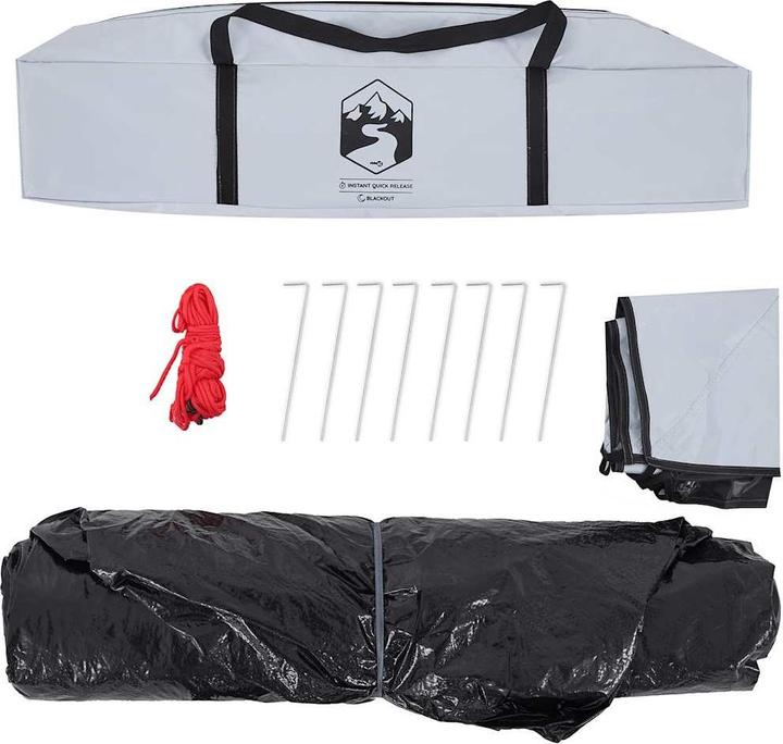 Produktbild vidaXL Kuppel-Campingzelt 4 Personen Verdunkelt Quick Release (Kuppelzelt, 3.75 kg, 4 Personen)