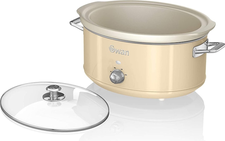 Produktbild Swan Retro Slow Cooker 6,5L Creme