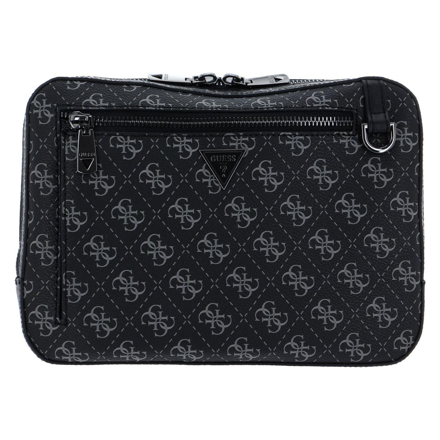 Guess, Herren, Handtasche, Vezzola Crossbody, Schwarz