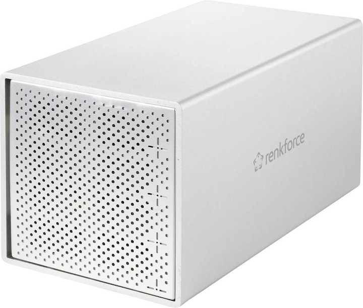 Produktbild Renkforce RF-5587610 SATA-Festplatten-Gehäuse 2.5 Zoll, 3.5 Zoll USB-C® 5Gbps (2.5", 3.5")