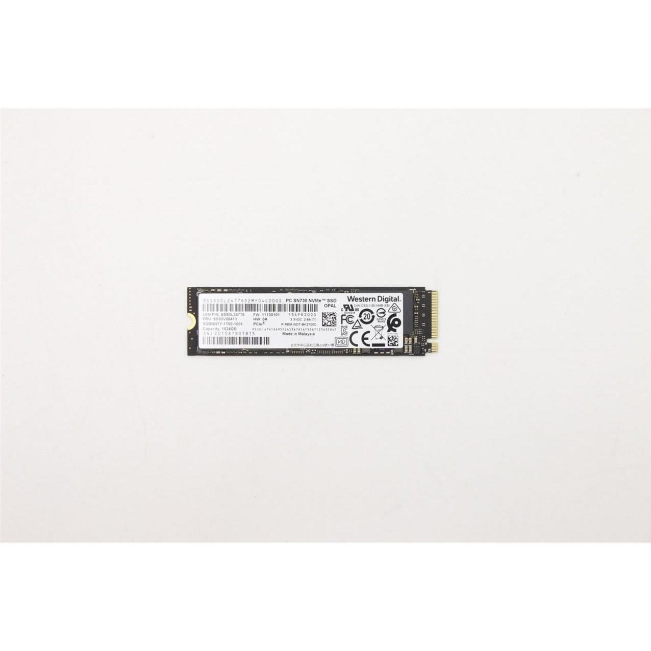 Lenovo SSD M.2 PCIe NVMe FRU (1000 GB, M.2 2280), SSD