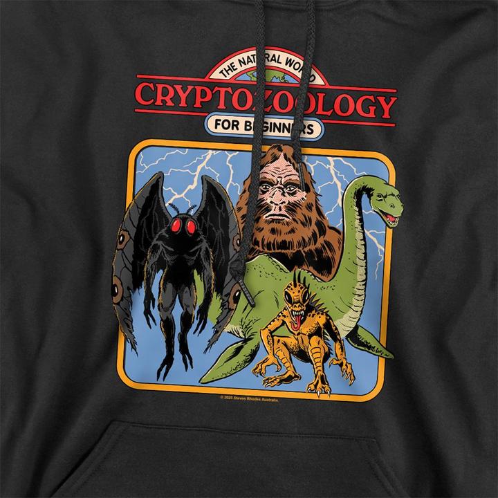 Produktbild Steven Rhodes Cryptozoology For Beginners Kapuzenpullover (L)