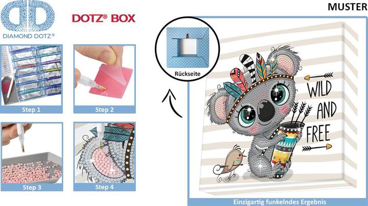 Image du produit Diamond Dotz DOTZ BOX® Original Diamond Painting Set Barbie "Mermaid Vibes", kit créatif avec diamant scintillant