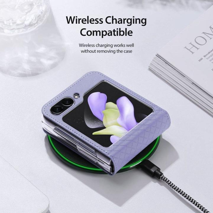 Produktbild Dux Ducis Bril Series Leder Hülle (Samsung Galaxy Z Flip5)