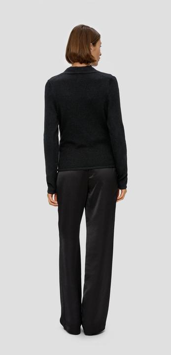 Immagine prodotto S.Oliver Strickpullover Strickpullover in Wickeloptik mit feinen Pailletten (34)