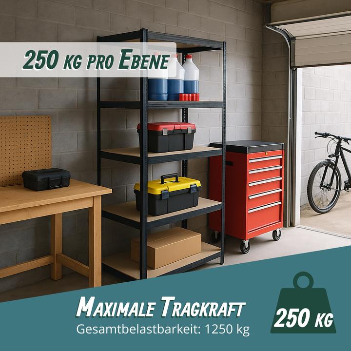 Produktbild Relaxdays Schwerlastregal