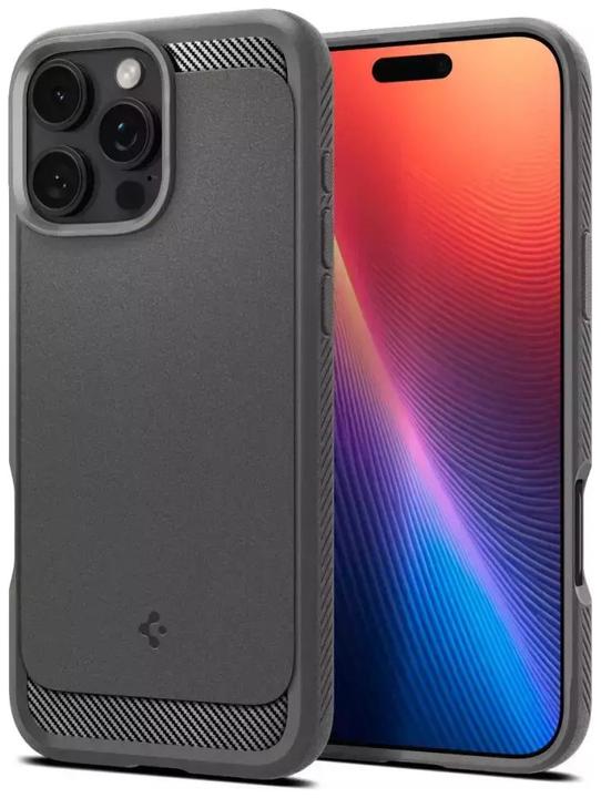 Image du produit Spigen Étui Rugged Armor Mag Magsafe pour iPhone 16 Pro 6,3" gris (Apple iPhone 16 Pro)