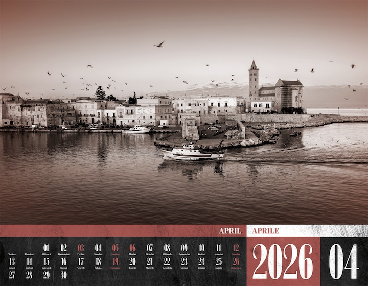 Produktbild La Dolce Vita - Italienische Lebensart Kalender 2026 (54 x 42 cm, Harter Einband, Italienisch, Deutsch)