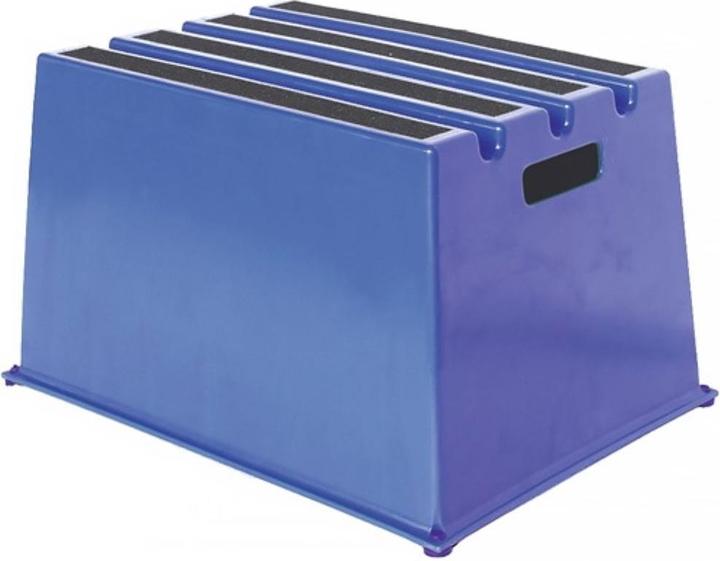 Twinco Gradino per carichi pesanti con piattaforma 1 altezza piattaforma 307 mm plastica blu (Stile, 52.50 cm)