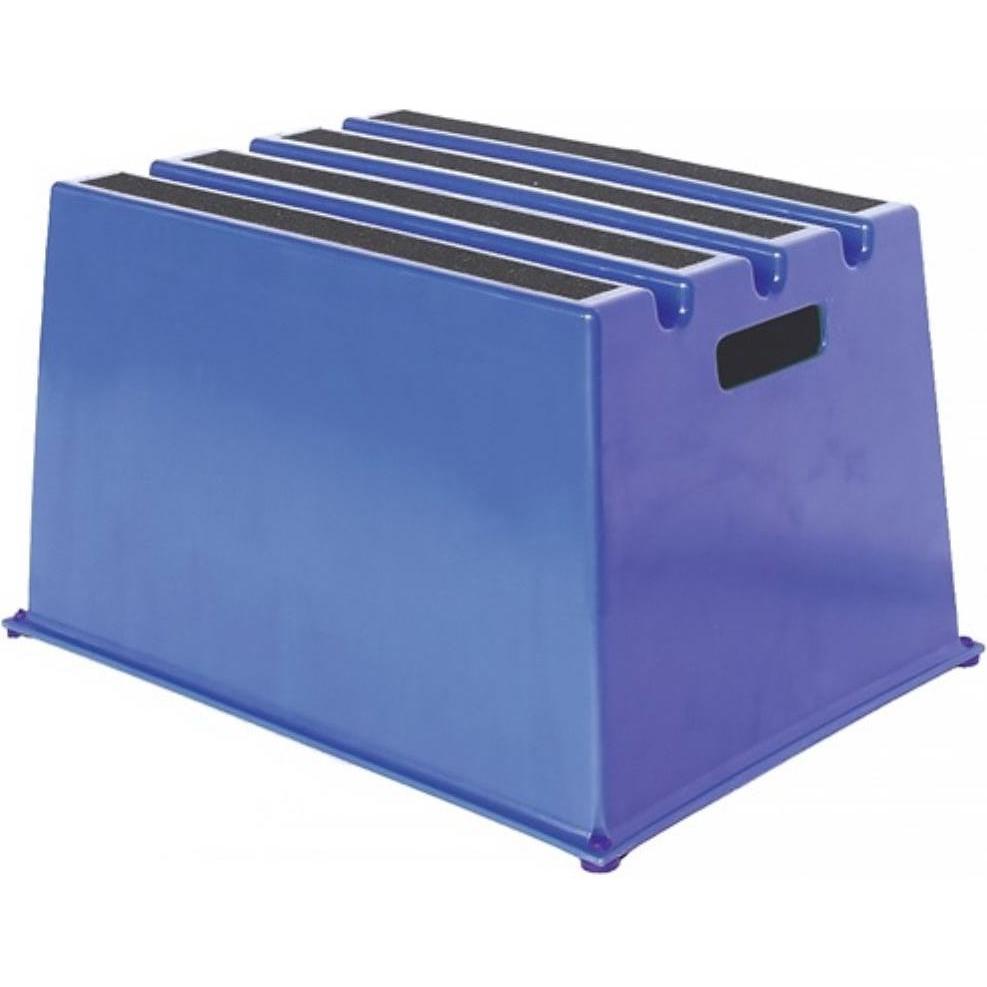 Twinco, Leiter + Gerüst, Schwerlasttritt Stufen einschl. Plattform 1 Plattformhöhe 307 mm Kunststoff blau (Trittleiter, ...