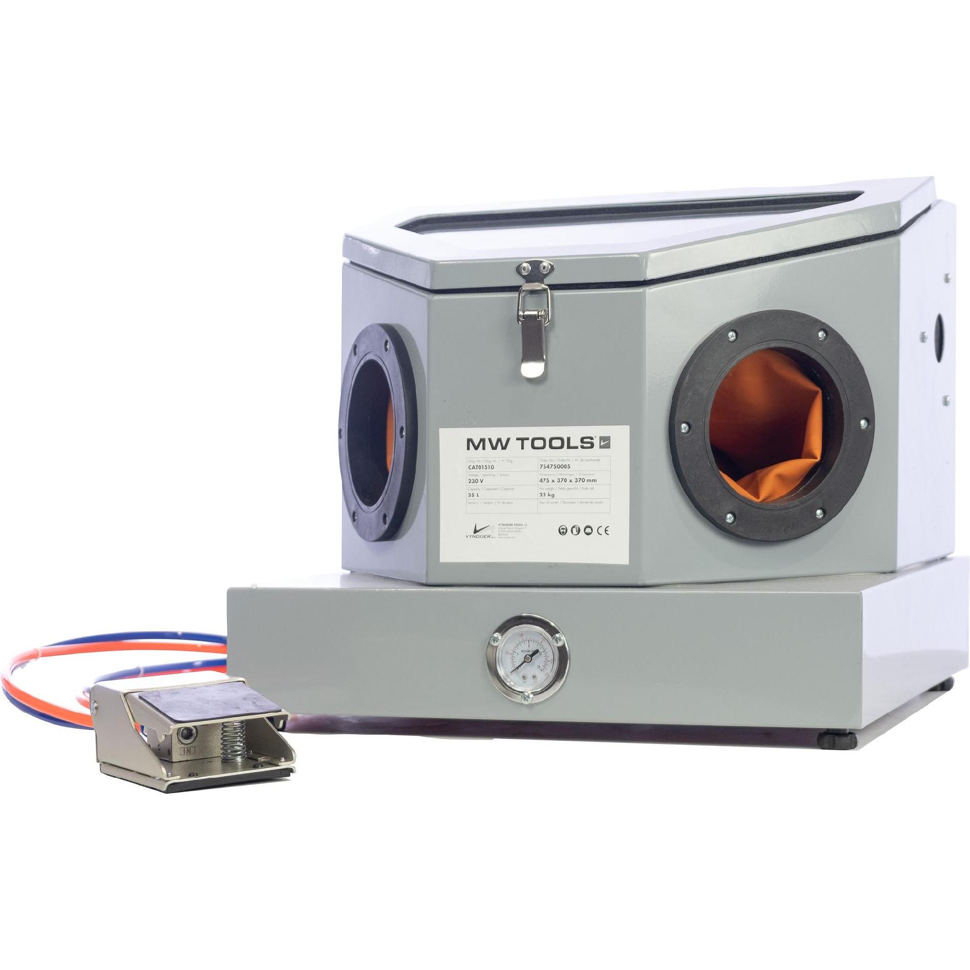 Metal Works, Utensile ad aria compressa, 754750005 CAT01510 Mini-Strahlkabine 35 Liter 230V