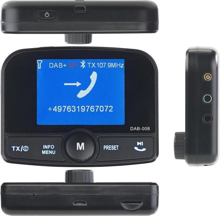 Image du produit Auvisio Récepteur DAB+/DAB pour voiture