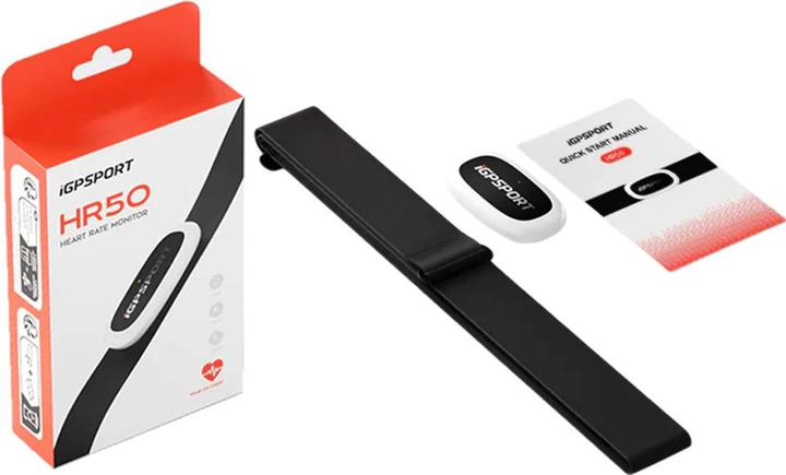 Actual product image iGPSport HR50 chest pulse monitor (black)