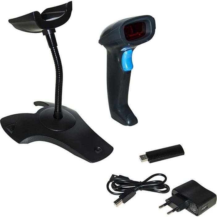 Link Lettore Barcode Wifi Laser 1d Con Ricevitore USB E Supporto, Barcode-Scanner
