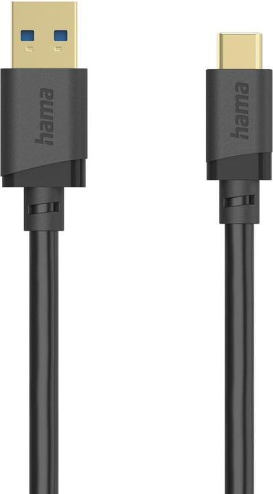 Produktbild Hama USB-Kabel, USB-A-Stecker - USB-C-Stecker, USB 3.2 Gen1, 5 Gbit/s, 0,75 m (0.75 m, USB 3.2 Gen 1)