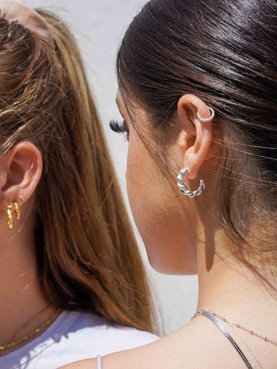 Produktbild Tara Style Ava Crystal Hoop - Earstacking Set (waterproof)
