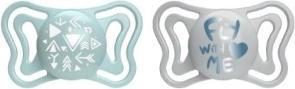 Produktbild Chicco Physiologischer Beruhigungssauger PHYSIO FORMA LIGHT Silikon BLUE 2-6m 2 Stk (2 x, ab 6 Monaten)