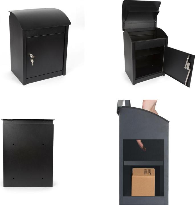 Image du produit Perel Boîte aux lettres pour colis - Helsinki - Malmö - 42 x 26 x 50,5 cm