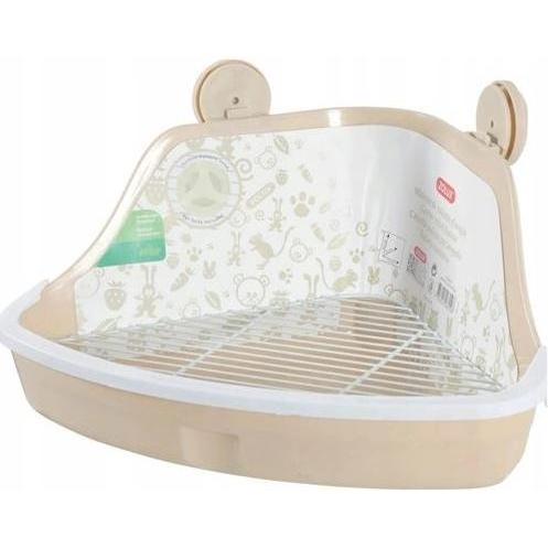 Zolux Kleine Ecktoilette 320x250x150 mm beige, Kleintierstalleinrichtung
