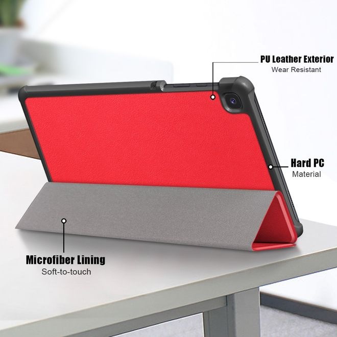Actual product image MU Classic Triple foldable leather cover (Galaxy Tab A7 Lite 8.7)