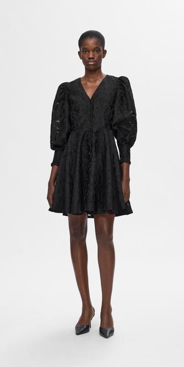 Produktbild Selected Geblümtes Kleid mit Puffärmeln (34)