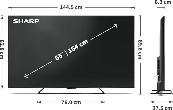 Actual product image Sharp 65HR7265E (65", QLED, 4K)