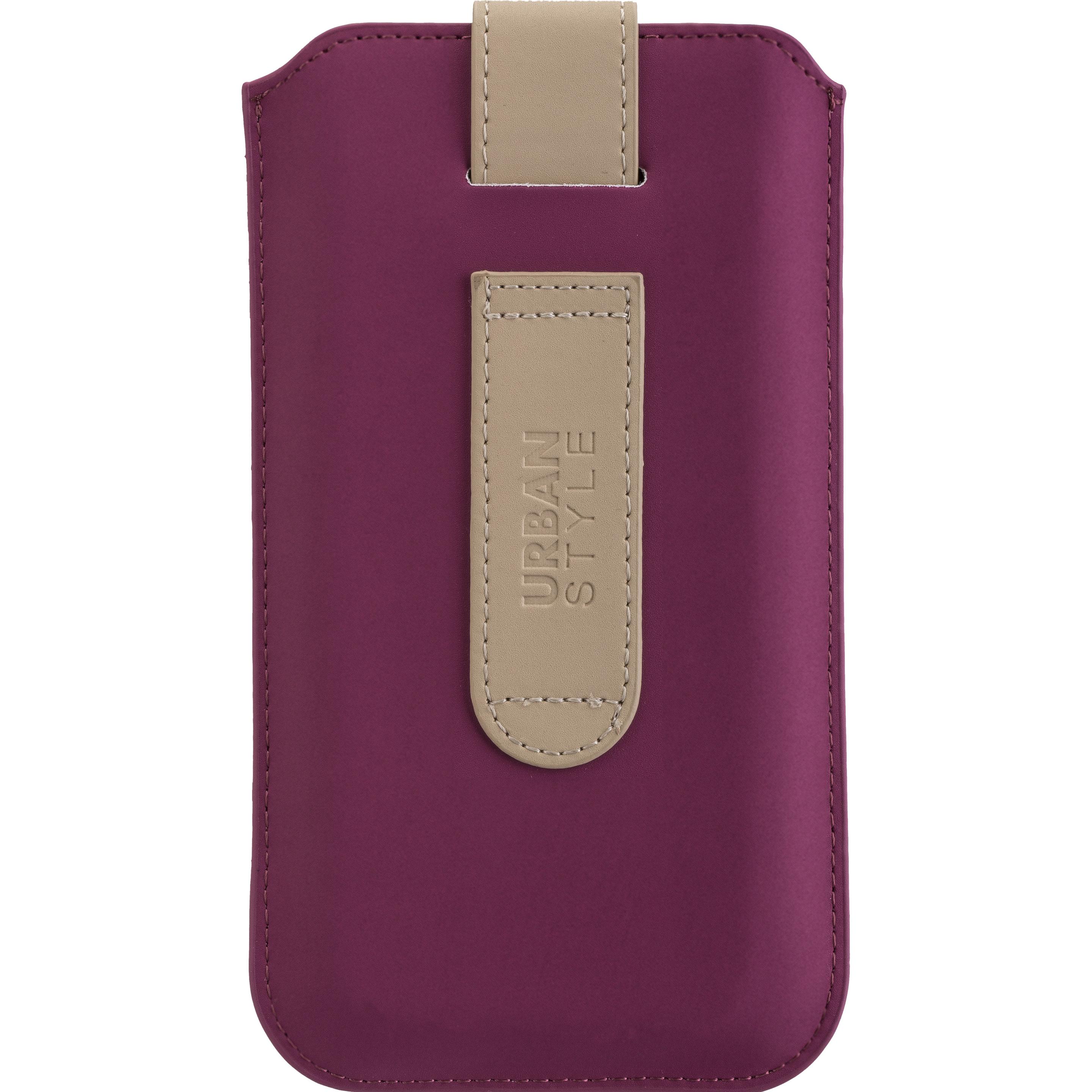 Thumbnail - Peter Jäckel URBAN STYLE TREND CASE Größe 5,2" magenta, z.B. für Samsung S5 und viele andere Geräte ähnlicher Grö (Samsu...