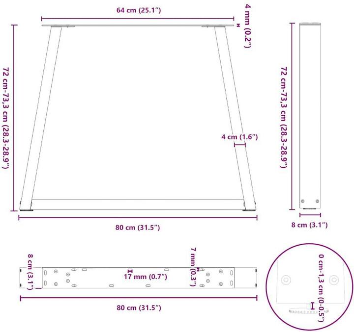 Produktbild vidaXL Mariposa