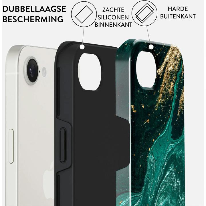 Actual product image Burga Tough MagSafe Case Apple iPhone 16e - Emerald Pool (Apple iPhone 16e)