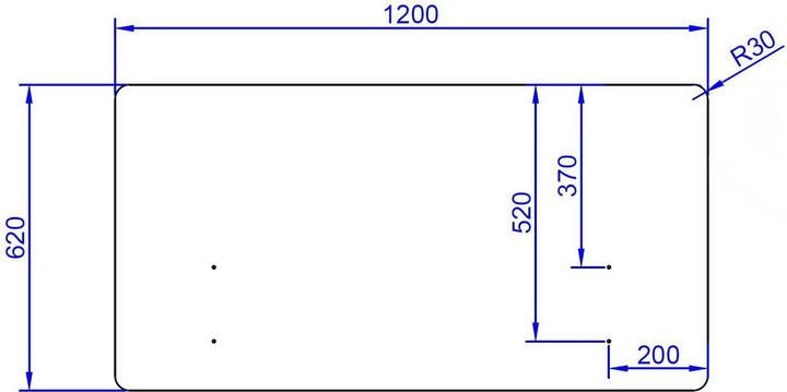 Produktbild Hjh Office Flexmiut D (120 x 3 cm)