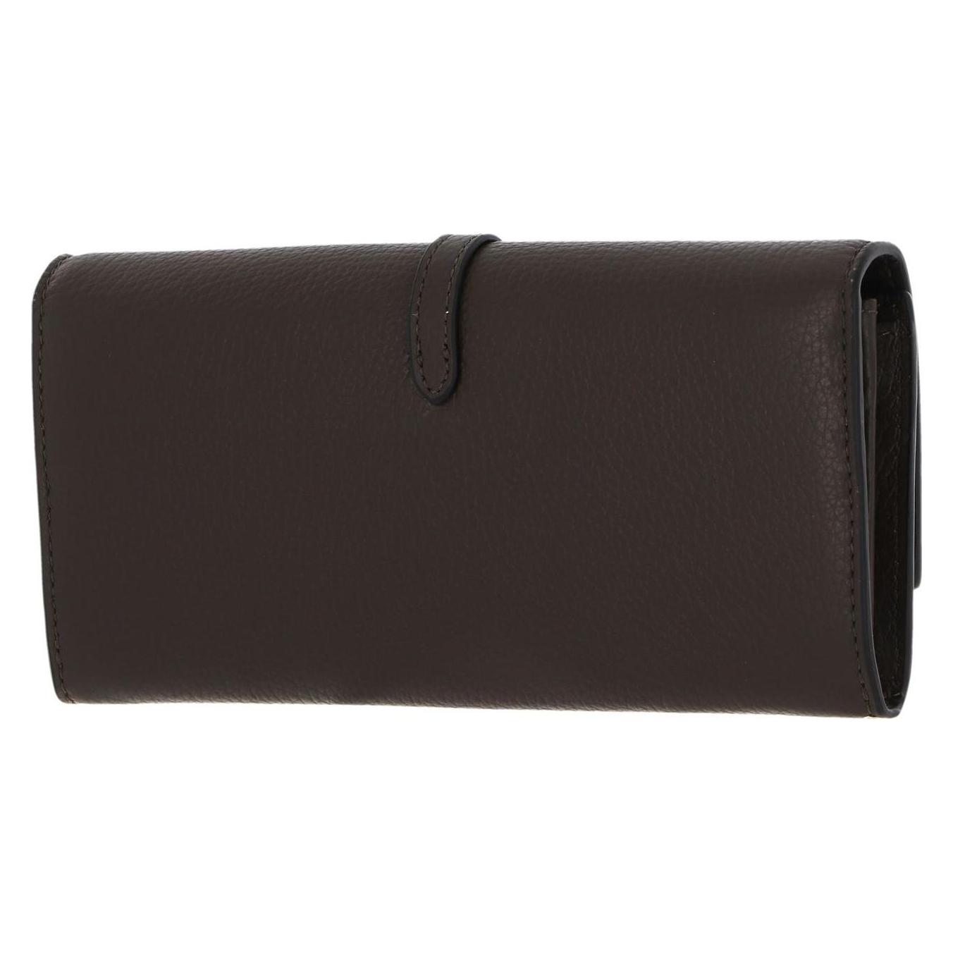 Coccinelle, Damen, Portemonnaie, Cosima Wallet Grained Leather, Braun