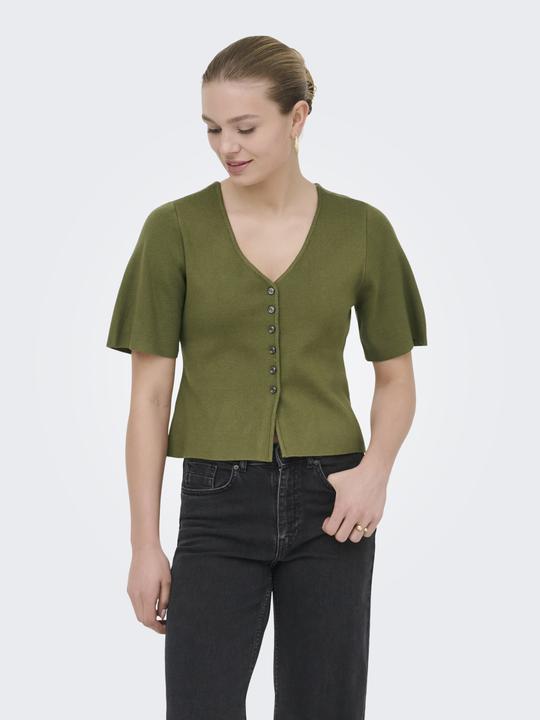 Actual product image Only Onllucy Ss V-Neck Button Ex Knt (XL)