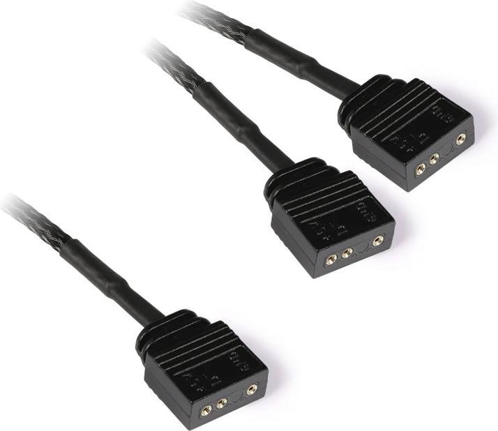 Produktbild Alphacool KAB Y-Splitter aRGB 3-Pin auf 2x 3-Pin 15cm (RGB)