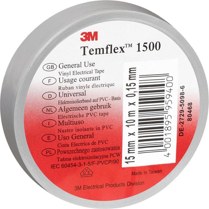 Actual product image 3M Temflex inyl electrical insulation tape m (19 mm)