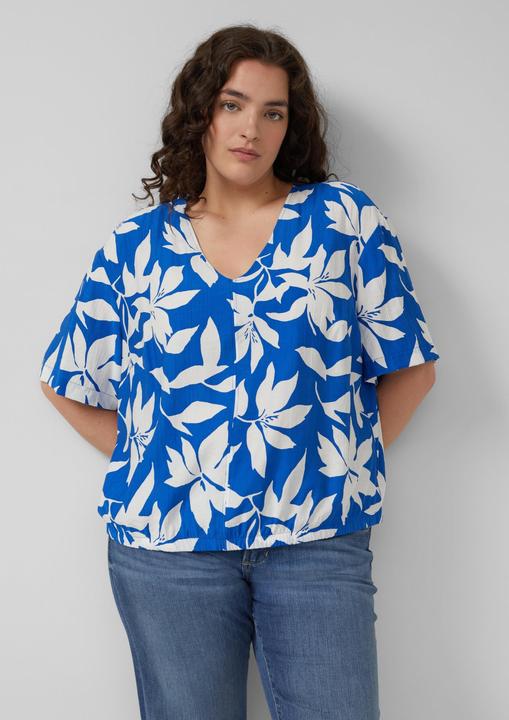 Actual product image s.Oliver Strukturierte Bluse im O-Shape (50)