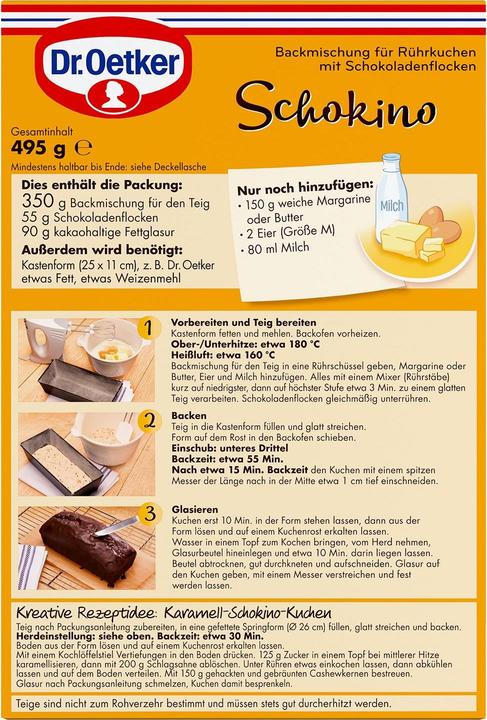 Actual product image Dr. Oetker Chocolate Cake (495 g)
